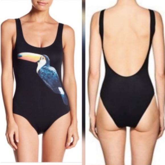 NEW Anthro ONIA | Toucan Placement High Cut Leg - Picture 2 of 8